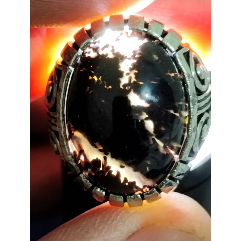 Natural Kelor Petrified Wood Crystal / Batu Fosil Kayu Kelor Kristal, 6