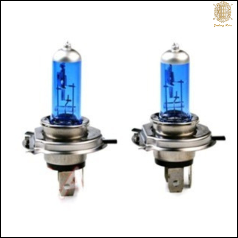 Lampu Mobil Depan H4 Xenon Halogen Super Terang 1 Pc 100/90 Watt 12 Volt Bohlam Headlight Headlamp