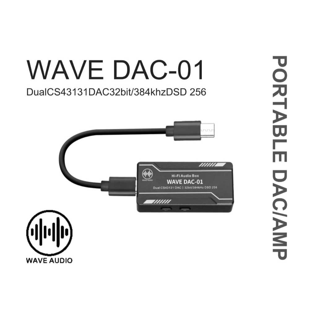 Wave Audio DAC01 DAC-01 Portable DAC Amplifier