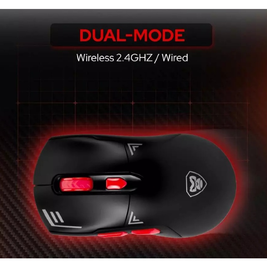 MOUSE AXIOO PONGO P010 GAMING MOUSE DUAL MODE