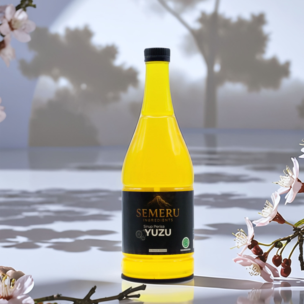 Semeru Sirup - Syrup Yuzu 1000ml - Sirup Minuman Rasa Yuzu