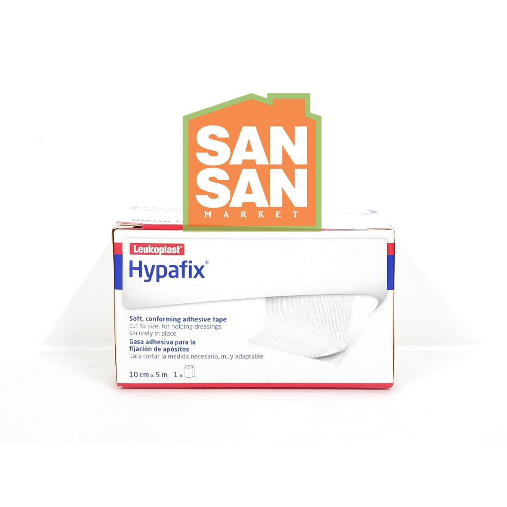 Leukoplast Hypafix 10 cm x 5 m - plester penutup luka lebar
