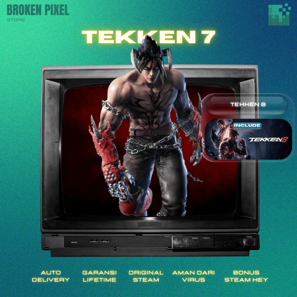 [BONUS GAME STEAM] Tekken 7 (Sharing With Tekken 8) / AUTO DELIVERY / STEAM / Game PC / Games Comput