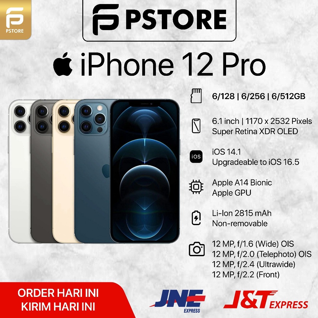Pstore iphone 12 PRO 128  CONDITION LIKE NEW GARANSI INTERNASIOANAL