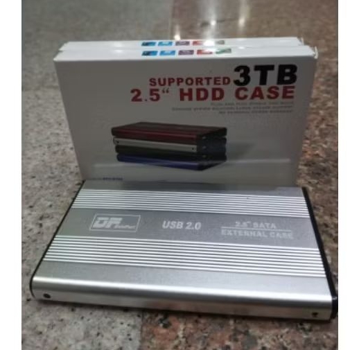 Casing hardisk 2.5inch USB 2.0 aluminium/ case HDD USB 2.0 ukuran hardisk 2,5inch