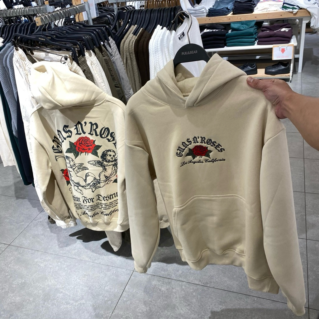 Jastip. Hoodie Pull&Bear x Guns N Roses (Man)