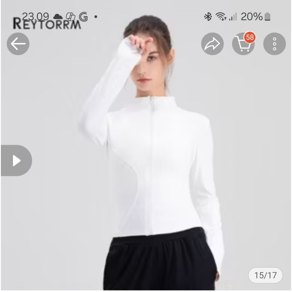 Reytorrm Jaket Olahraga anti UV