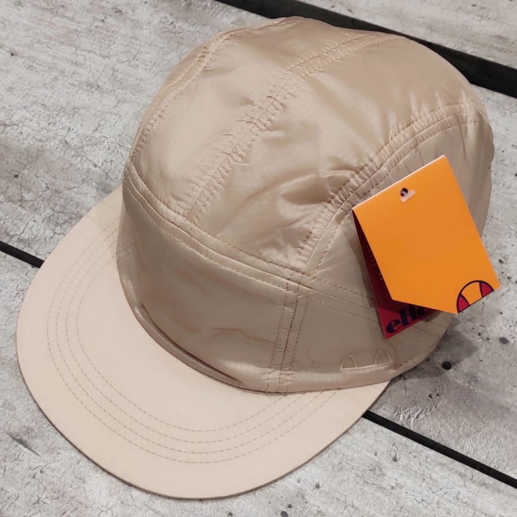 TOPI ELLESSE Unisex Flat Cap Taupe Original *LIMITED STOCK