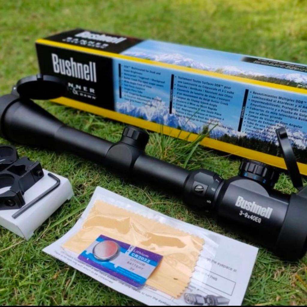 Telescope 40 EG BU Scope Riflescope tutup flip 3-9x40EG fishbone reticle Tele mounting 11mm