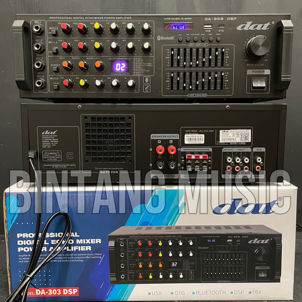 Power amplifier DAT DA 303 original dat da 303 real pict