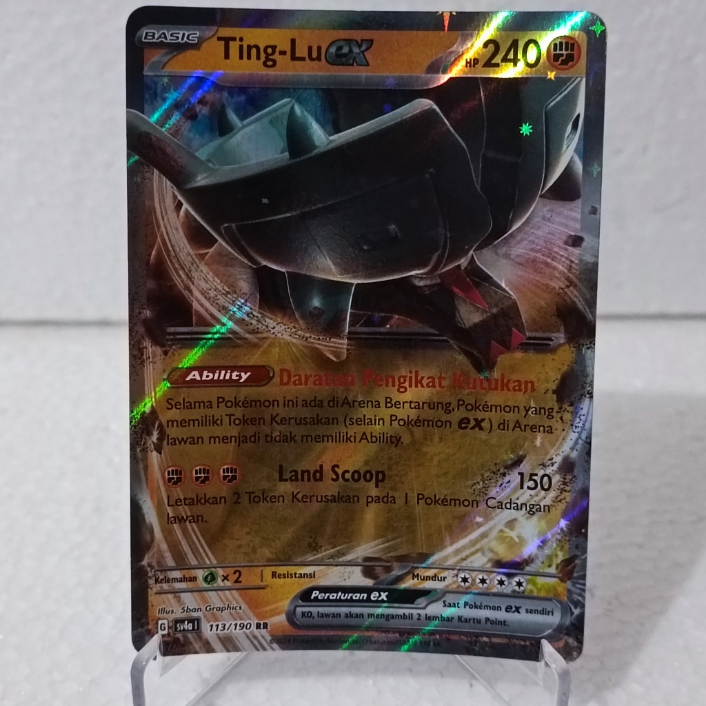 Pokémon TCG Indonesia Ting-Lu EX  SV4A-113  (RR)