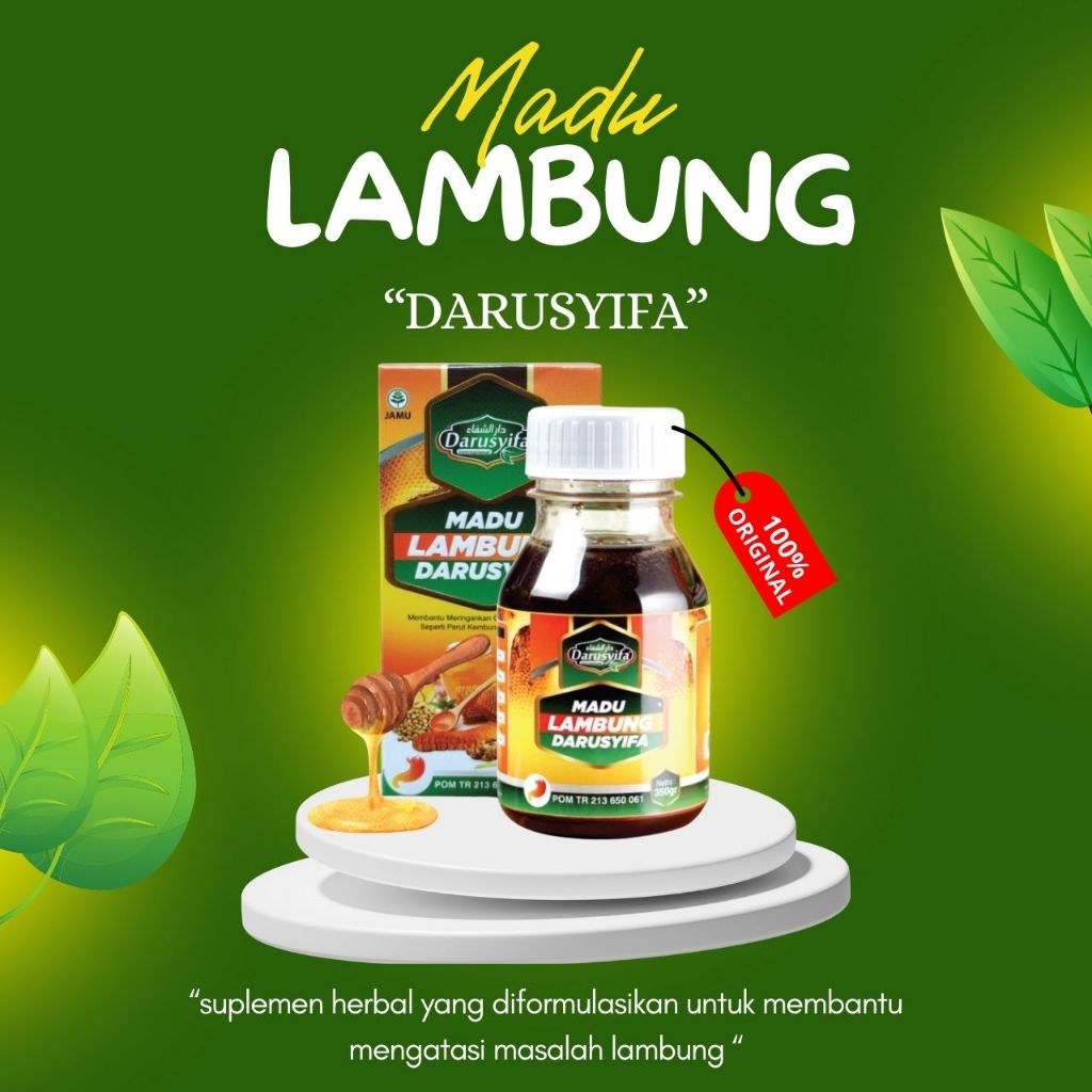 MADU LAMBUNG DARUSYIFA - maag kronis | kembung | mual | asam lambung | gerd | ORIGINAL DARUSYIFA
