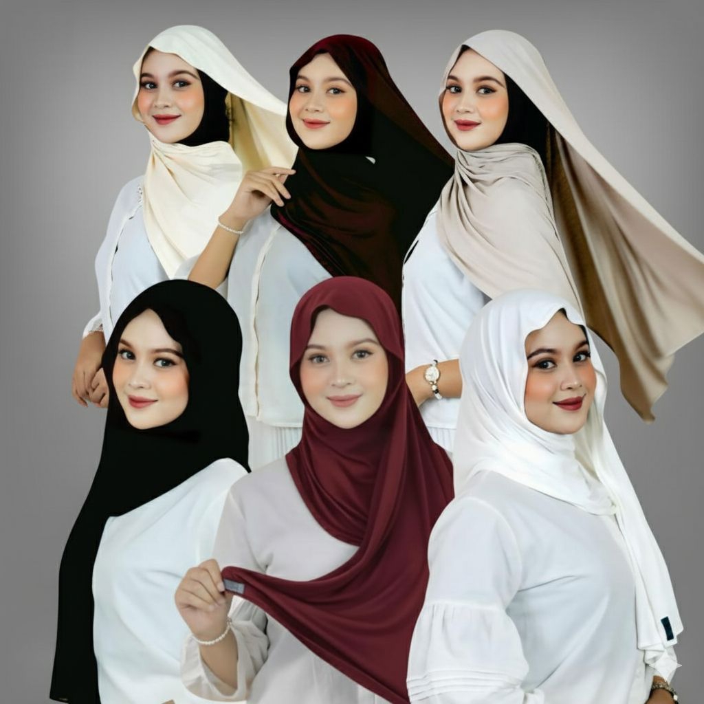 PASMINA RAYON ARAB PREMIUM MLEYOT PASMINA KAOS KEKINIAN LEMBUT ADEM DINGIN CANTIK WARNA HITAM PUTIH 