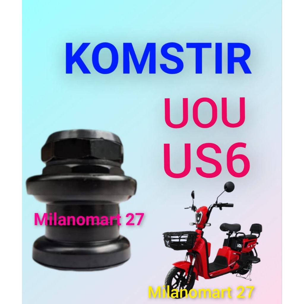 komstir sepeda listrik uou us6 kones headset komfork sepeda listrik uou US6