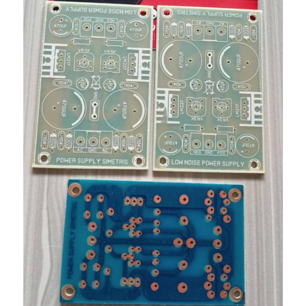 PCB PSU SIMETRIS LOW NOISE ANISTARDI FIBER