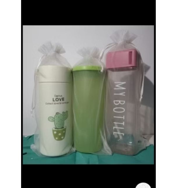 Bungkus souvenir tile untuk botol ukuran 12cm x26cm