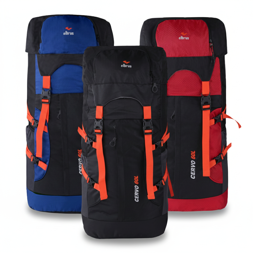 Tas Gunung Carrier 60 Liter Backpack Travel Hiking Camping Pendaki 60L 837