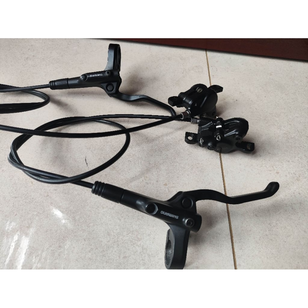 Brakeset/rem hidrolik shimano mt201 dan mt200