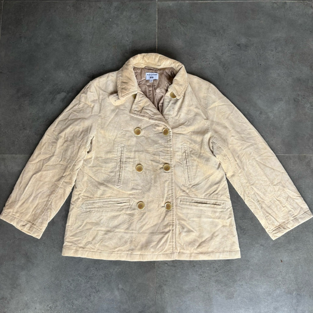 Uniqlo Ines De La Fressange Corduroy Coat Jacket Woman