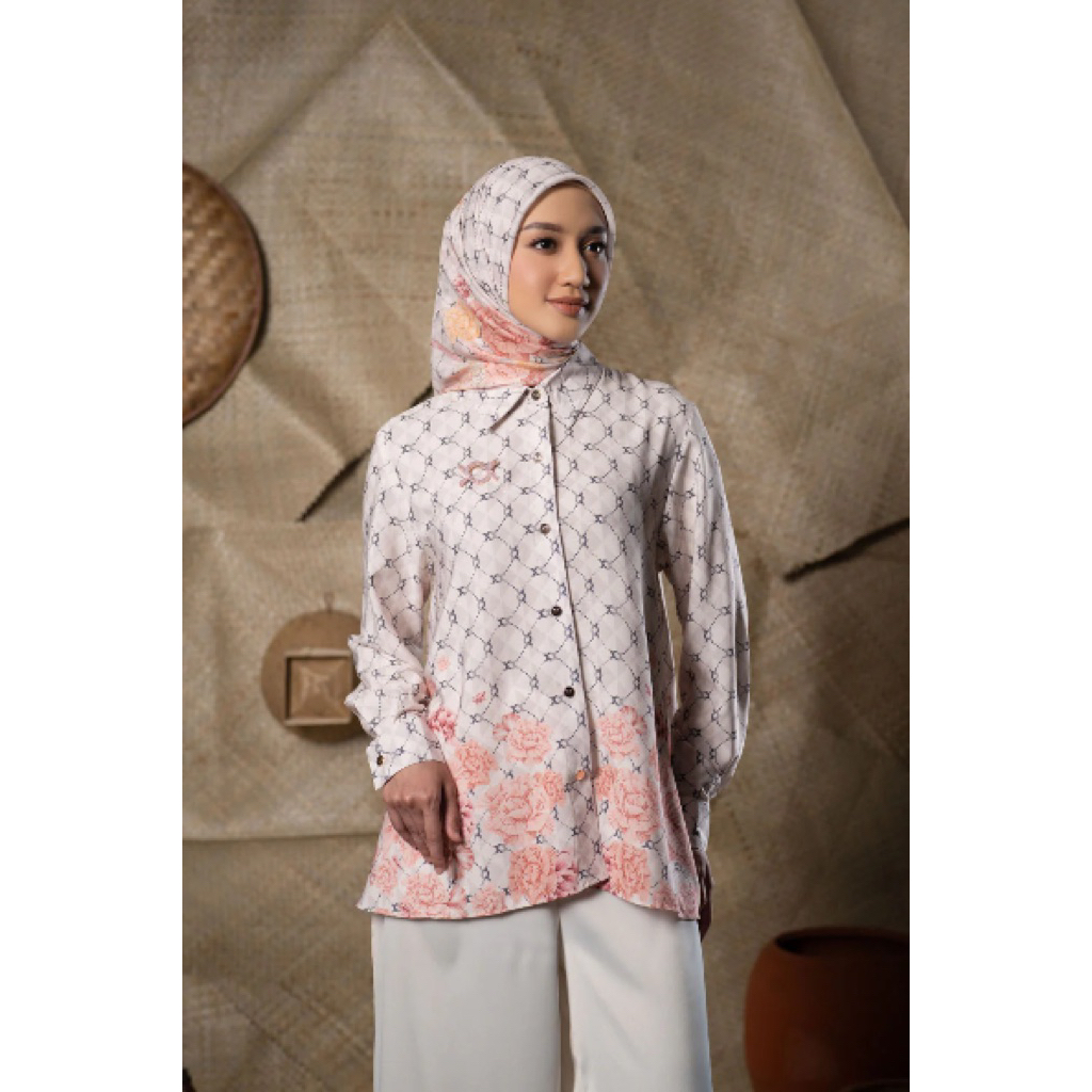 WEARING KLAMBY ROSETTE SHIRT MERINGUE SIZE S