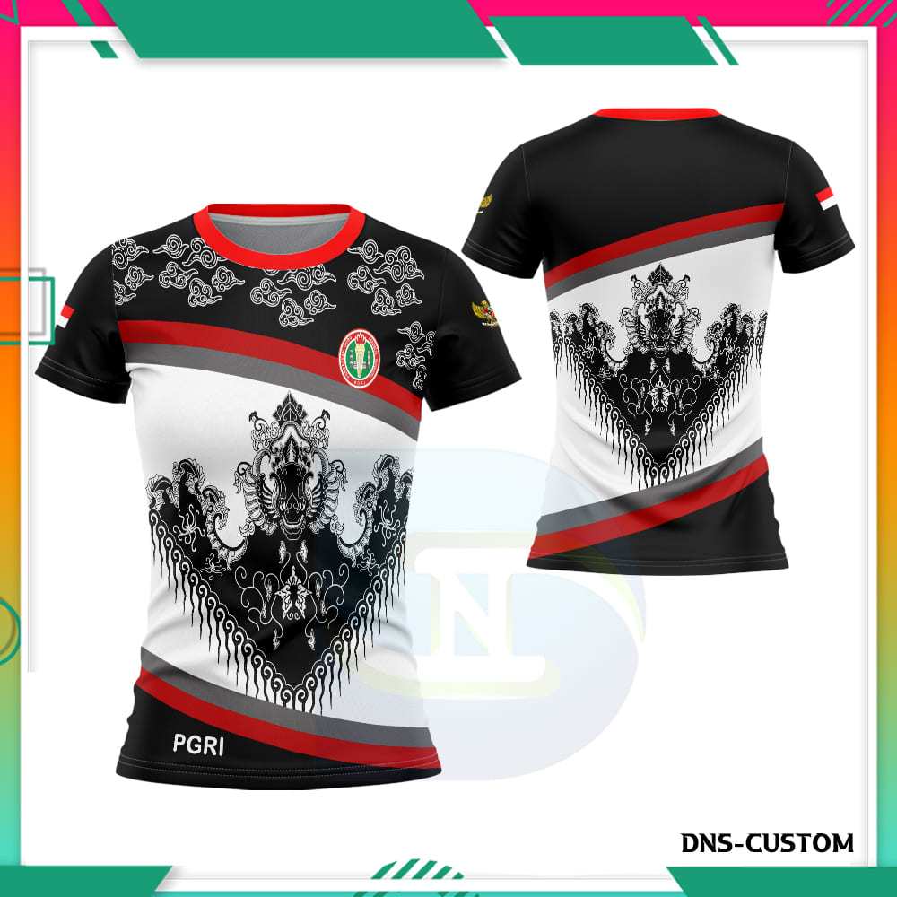 Kaos Seragam PGRI Wanita / Baju Guru Seragam PGRI Wanita Berkerah / Baju Guru Terbaru