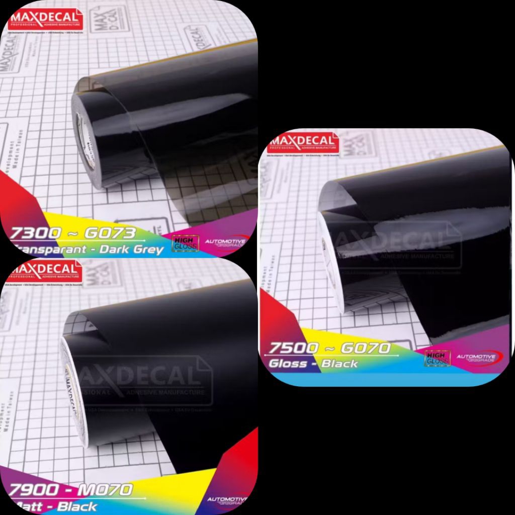 Skotlet Sticker stiker Maxdecal glossy doff transparan super glossy