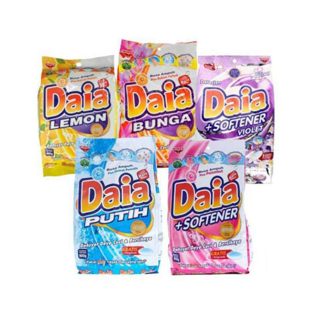 Deterjen Anti Bakteri Daia / Laundry Set / Deterjen Bubuk