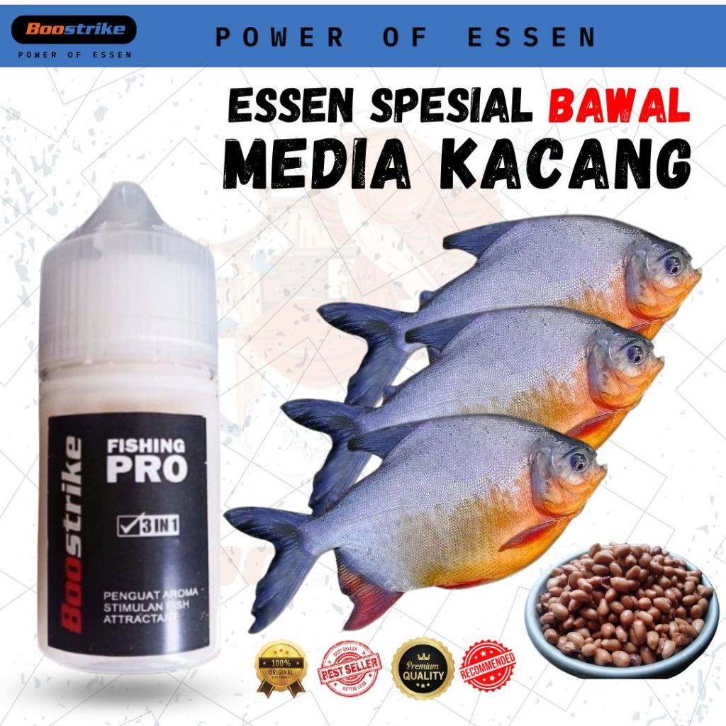 Essen Ikan Bawal Galatama Lomba & Harian Media Kacang Essen Boostrike Spesial Bawal 30ml