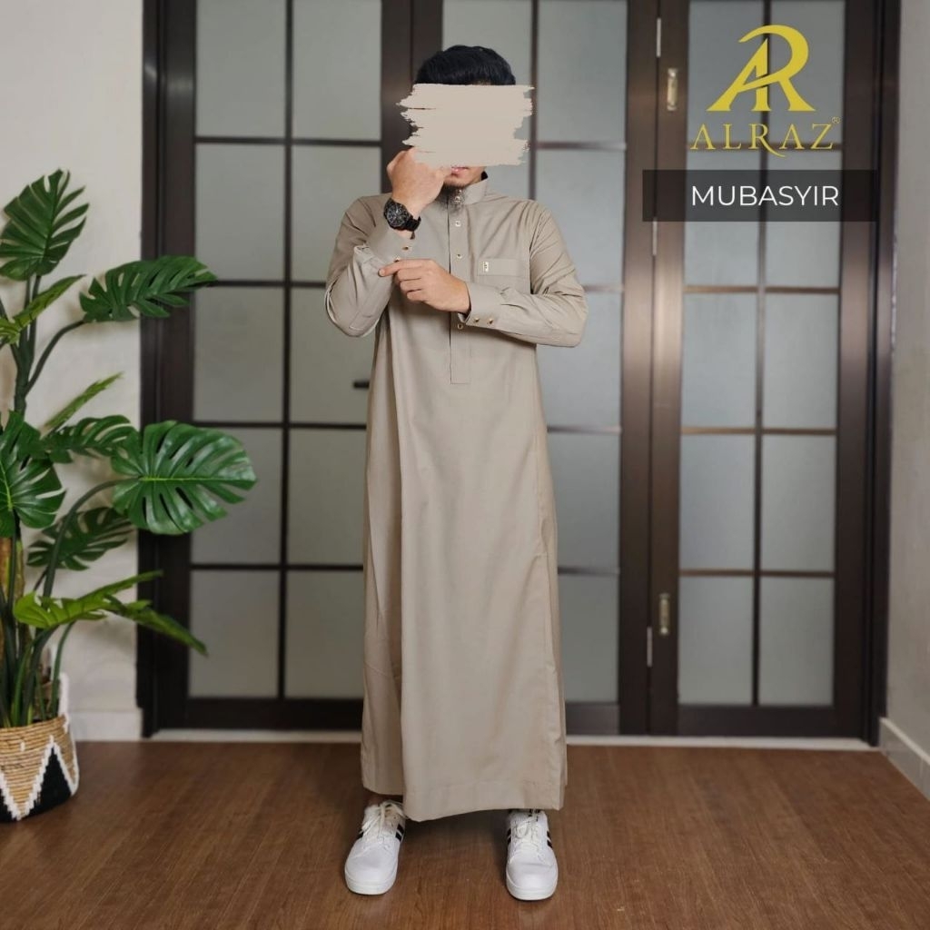 Alraz Jubah Gamis Woll Polos Mubasyir
