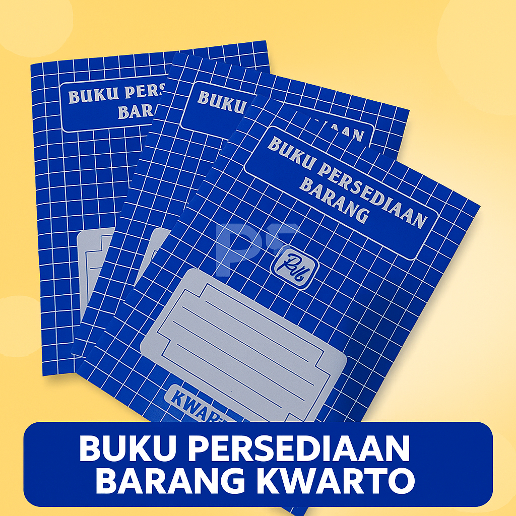 Buku Persediaan Barang Kwarto – Buku Stok Barang / Stock Card