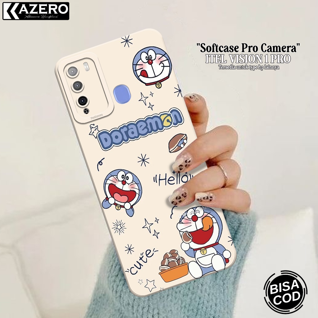 Case Hp Itel Vision 1 Pro - Fashion Case Kartun - Pro Camera - Softcase - Softcase Itel Vision Pro 1