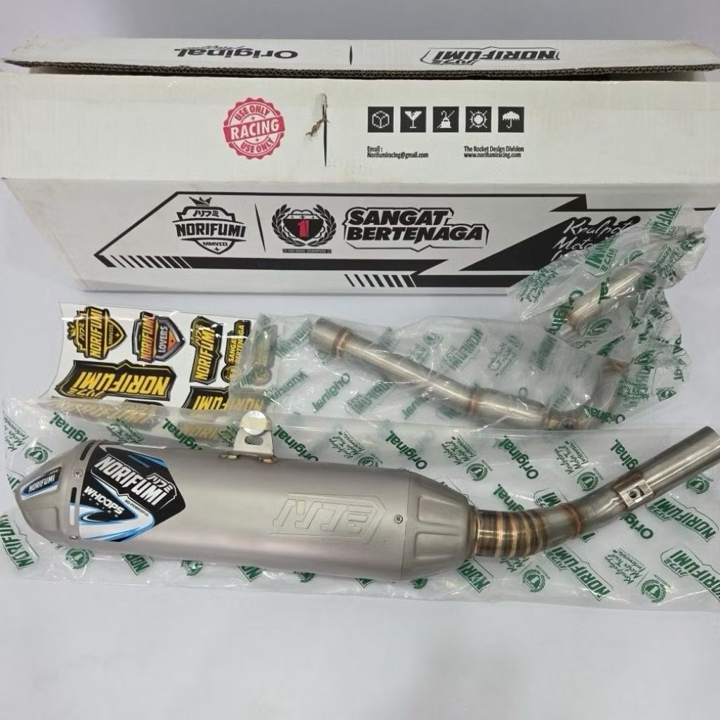 KNALPOT NORIFUMI WHOOPS  KAWASAKI KLX 230 ORIGINAL