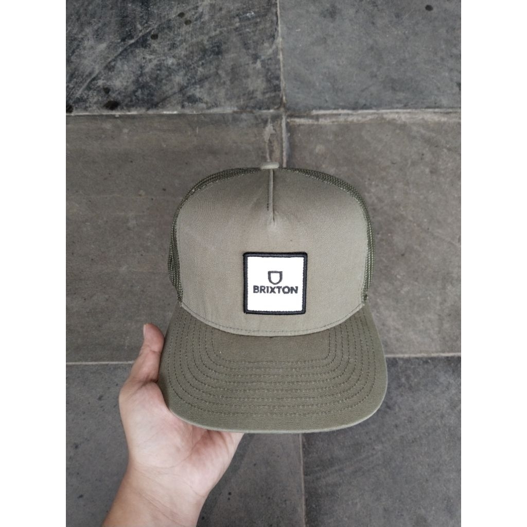 Trucker Brixton Hijau Army