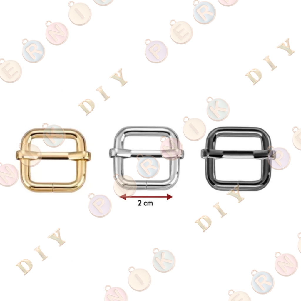 Accesories Tas Ring Jalan 2 cm (A) / SRE / Geser - Aksesoris Tas (IMPORT)