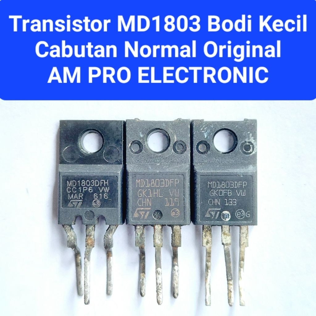 TR MD 1803 ORI CABUTAN TRANSISTOR MD1803 BODI KECIL MD 1803