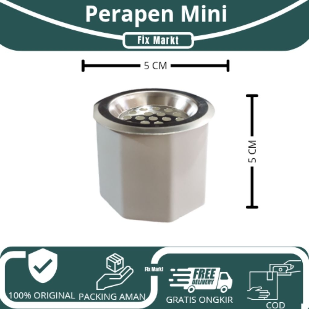 Tempat Bukhur Buhur Perapen Dupa Kerucut Mini Esthetic