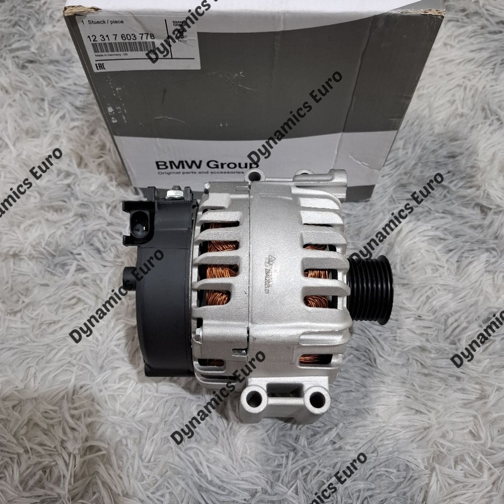 DINAMO ALTERNATOR BMW 14V 220A N54 F01 F02 X6 E71 E70 GENUINE GENERATOR 12317603778