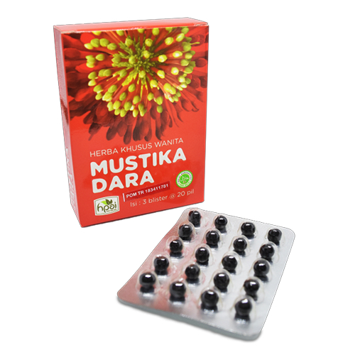 Mahkota Darah atau Mustika Darah HNI isi 3Blister 20Pil untuk kanker serviks,miom dan kista