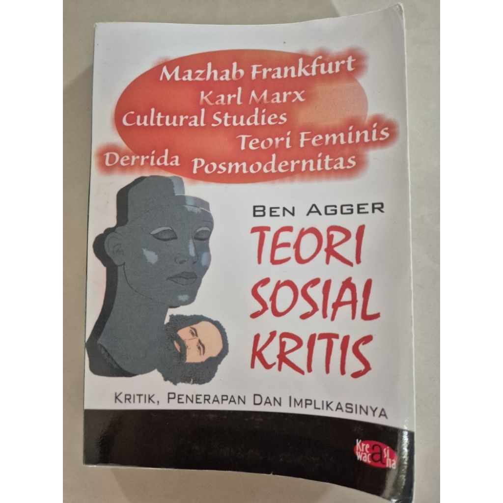 PRELOVED BUKUl Buku Teori Sosial Kritis Kritik Penerapan Dan Implikasinya Oleh Ben Agger Bekas/ Buku