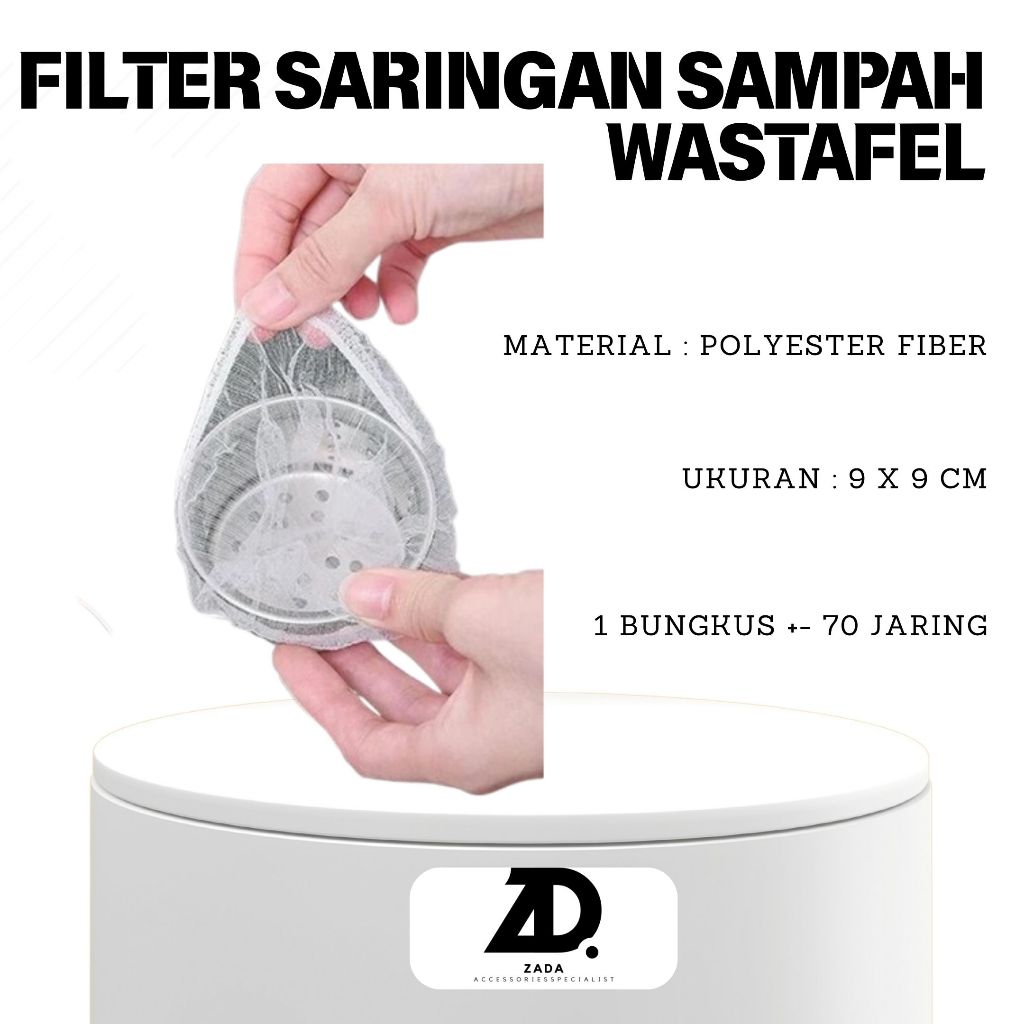 Filter Saringan Sampah Wastafel Jaring Wastafel Dapur Sekali Pakai Sarang Wastafel Cuci Piring Jala 