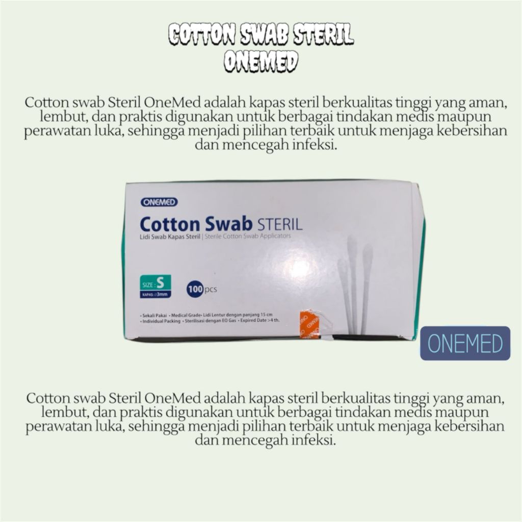 COTTON SWAB STERIL