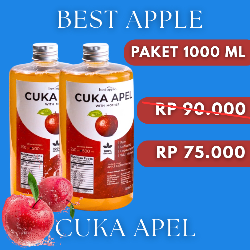 Bestapple - Cuka Apel Original / Cuka Apel Original / Best Honey Cuka Apel Original With Mothers 100