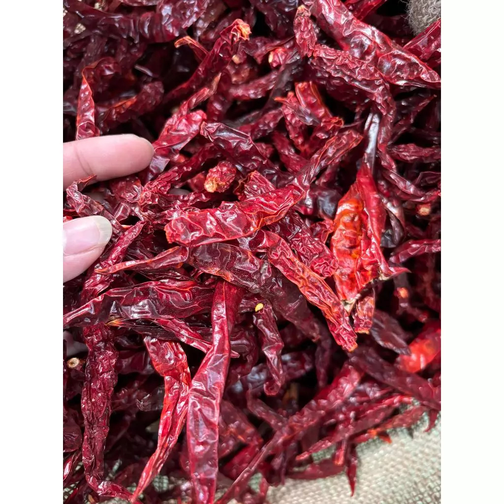 LOLA Cabai Cabe Keriting Merah KERING Dried Curly Red Chili KARUNGAN
