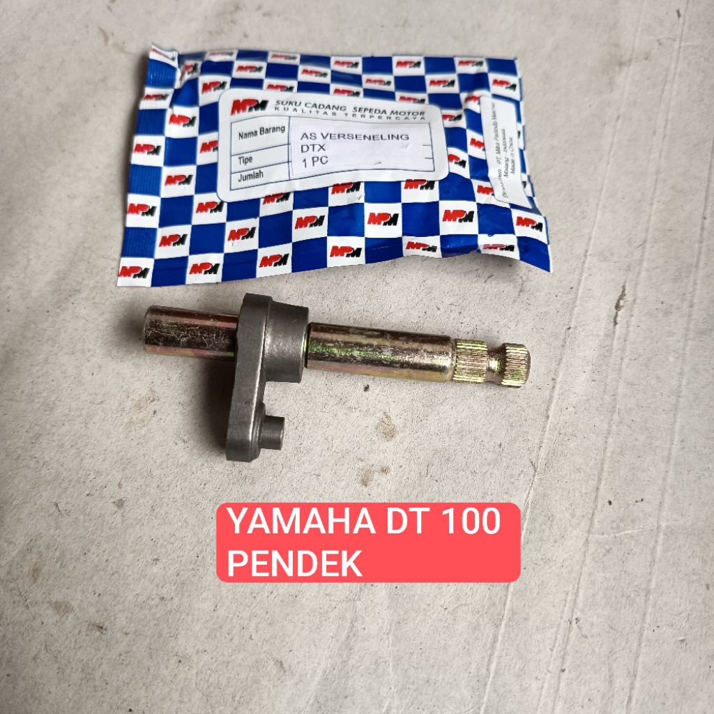 AS OPERAN  OVERAN GIGI PERSENELING PERSENELENG YAMAHA DT 100 DT 125 DT100 DTX  PENDEK