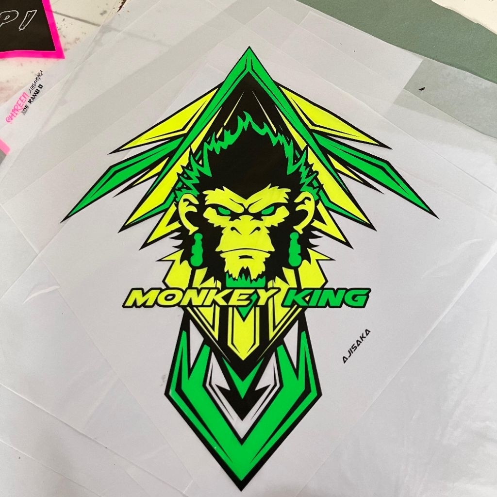 KERTAS SABLON 3 WARNA LAYANGAN/ SAMPUL LAYANGAN/ HIJAU-STABILO