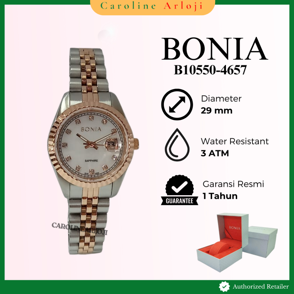 Jam Tangan Wanita BONIA BNB10553-4697S / BNB10550 / BNB10553 / B10553 Original Garansi Resmi