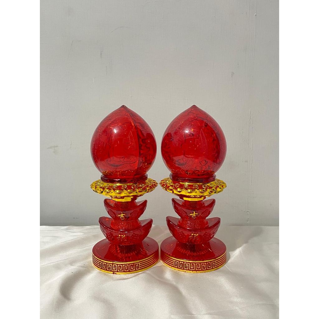 Lampu LED Buddha 7.5 Inch – Lampu Sembahyang Altar Meja Diameter 8cm