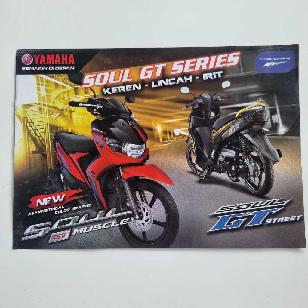 Poster Brosur Yamaha New Soul GT Street