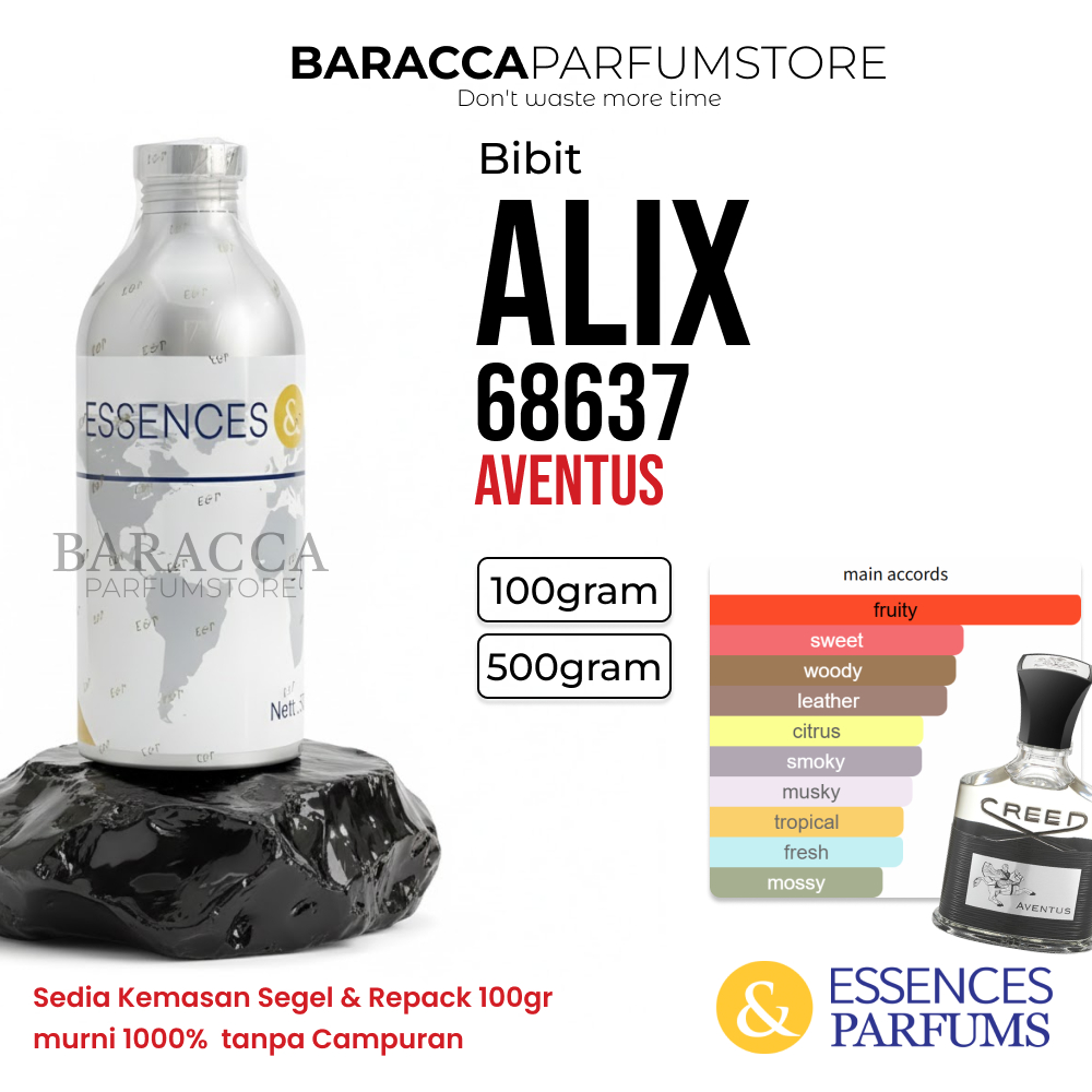 ESSENCES & PARFUMS ALIX 68637 - BIBIT PARFUM AVENTUS - SEGEL & REPACK 100G