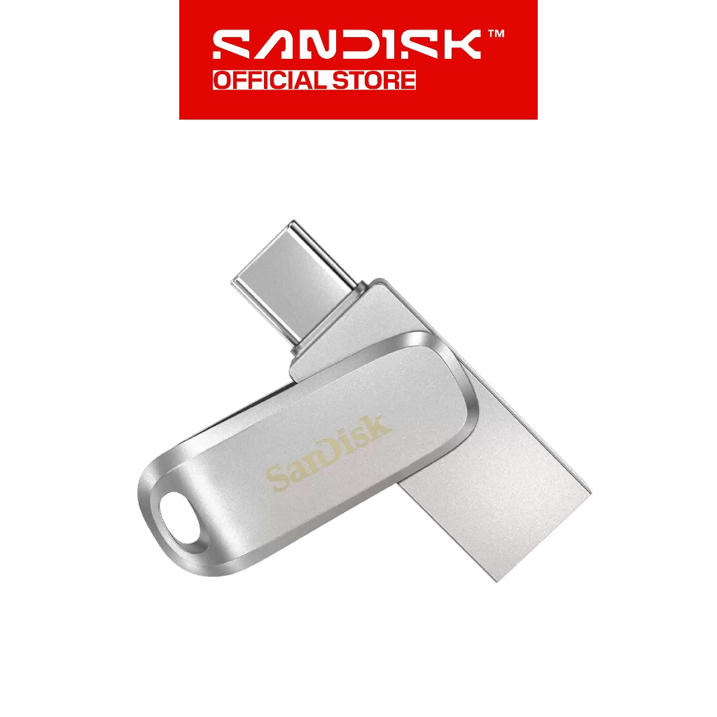 SANDISK Ultra Dual Drive Luxe OTG Type-C 32GB USB 3.2 - Metal (Up to 150MBps)